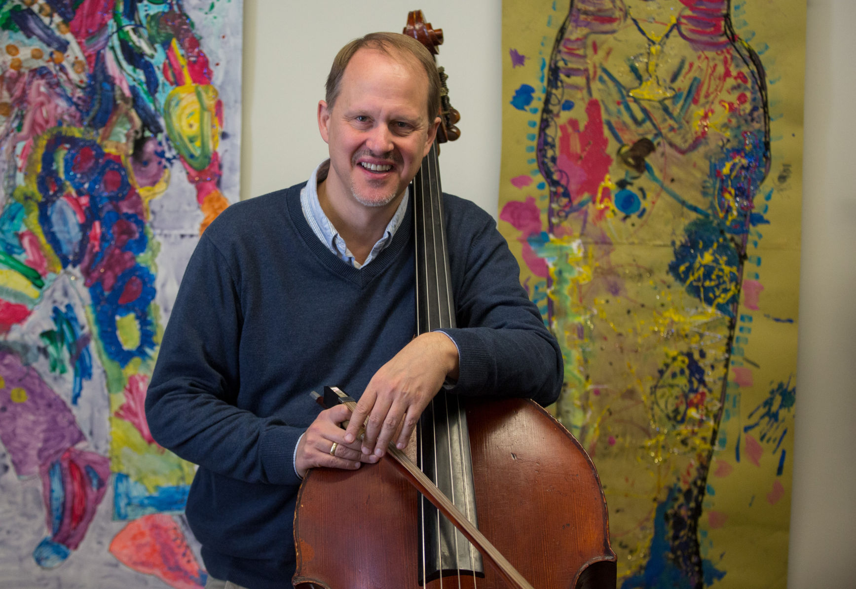 Contrabassist Hans Sturm